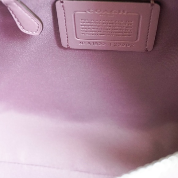 COACH F32202 MINI BENNETT SATCHEL PURPLE JASMINE - Picture 7 of 8